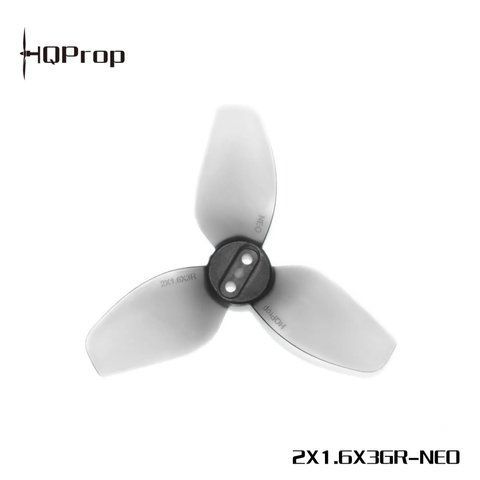 Пропелер для дрону HQProp 2X1.6X3 for DJI Neo (2CW+2CCW)-Poly Carbonate-1.5MM Shaft Grey 2854 фото