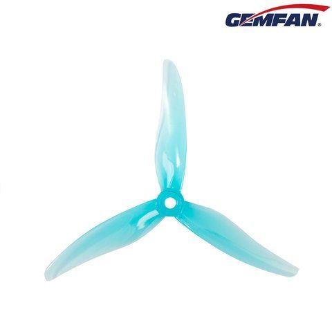 Пропелер для дрону Gemfan Hurricane Durable 51477 3-Blade Propeller (2CCW+2CW) Blue 2875 фото
