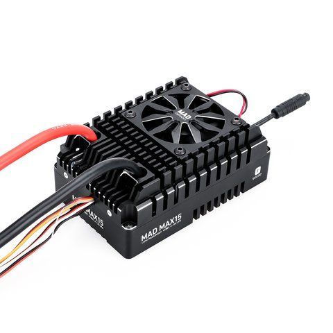 Сенсорний безколекторний регулятор швидкості (ESC) MAX15 300A HV 6-12s Brushless Sensored ESC for 1/5 RC model car 3489 фото