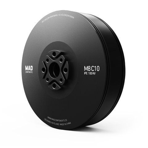 Безколекторний двигун для дрону M8C10 IPE brushless drone motor 100KV 3298 фото