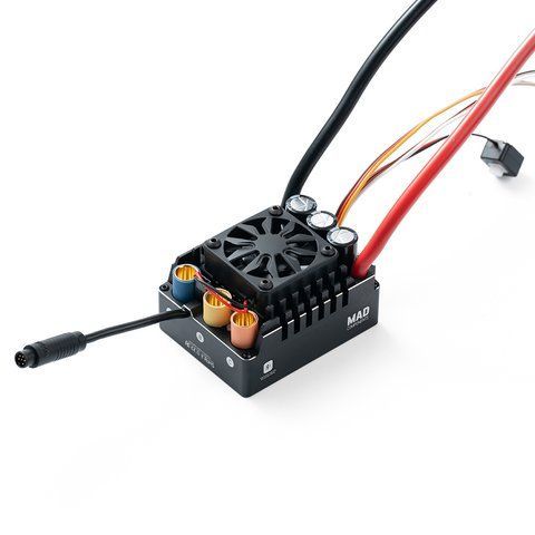 Сенсорний безколекторний регулятор швидкості (ESC) MAX8 HV (300A)38S Brushless Sensored ESC For 1/6, 1/7 Rc Model Cars 3495 фото