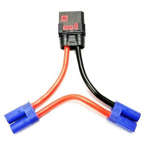 Кабель-перехідник QS8-S Female to EC5 Male Antispark Series Cable with 12AWG 3652 фото