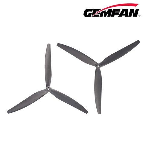 Пропелер для дрону Gemfan 1510-3 Glass Fiber Nylon Tri-Blade Cinelifter & Macro Quad Propellers (1CW+1CCW) 2743 фото